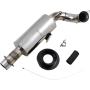 (image for) Lightweight Silencer for Polaris Matryx 850 Patriot, Polished Stainless Steel