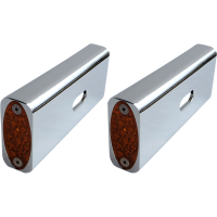 (image for) Stealth Strut Marker Lights, Dyna Chrome/Amber