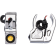 (image for) Rat Eye Fork-Mount Turn Signal - Chrome plated