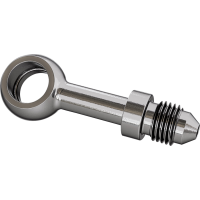 (image for) Straight Banjo Adapter, 3/8"/10 mm, Polished Stainless Steel