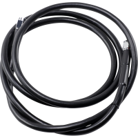 (image for) Black Vinyl-Coated Stainless Steel Brake Line 62"