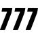 (image for) SX Series Numbers - 6" Black - No. 7