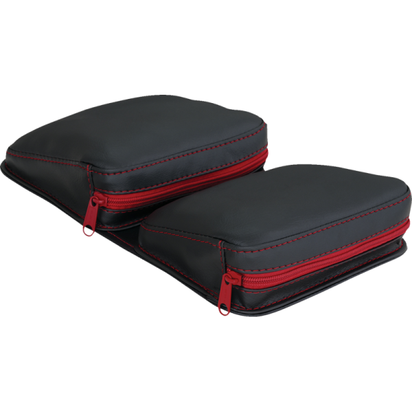 (image for) SHOW CHROME Dash Pouch, Red stitch w/ red zipper