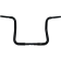 (image for) 13" EZ Install Reduced Reach Round Top Handlebar, Gloss Black (Extended Fitment)