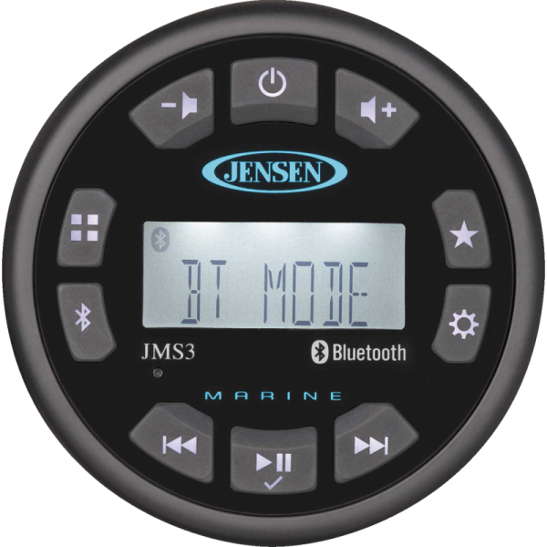 Jensen JMS3RTL Compact Waterproof Bluetooth Stereo