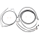 (image for) Designer DOT Handlebar Installation Kit - 15-17 in. Apes