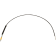 (image for) Black Vinyl/Stainless Braided Clutch Cable/Line
