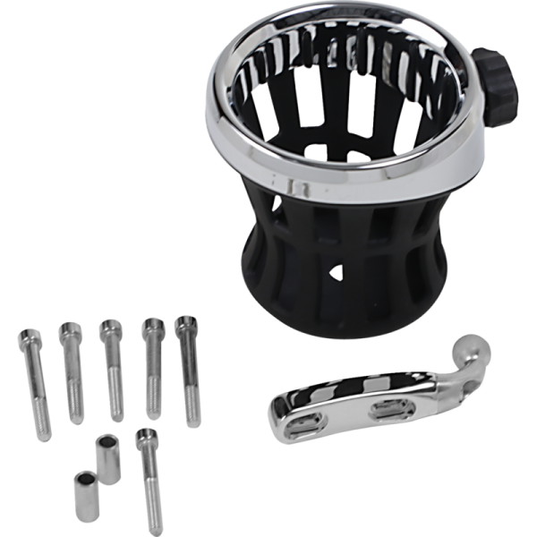 (image for) CIRO LLC Drink Holder with Perch Mount, Chrome