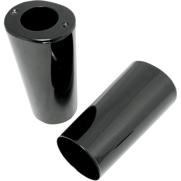 (image for) Drag Specialties Fork Slider Covers - Gloss Black, Stock Length