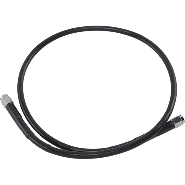 (image for) Drag Specialties Black Vinyl-Coated Stainless Steel Brake Line 32"