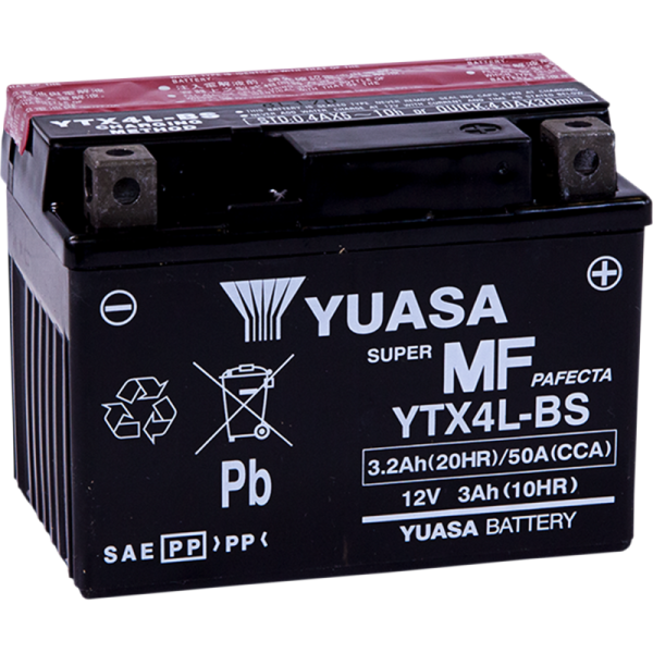 (image for) Yuasa AGM Maintenance-Free Battery YTX4L-BS