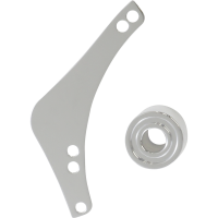 (image for) Left Replacement Breather Bolt Cover Plate (Chrome)