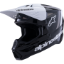 (image for) Alpinestars S-M3 Supertech Helmet - Radium - Black/White/Gray - Size S