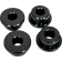 (image for) Black Solid Riser Bushing Kit