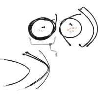 (image for) Ape Hanger Install Kit - Black Vinyl