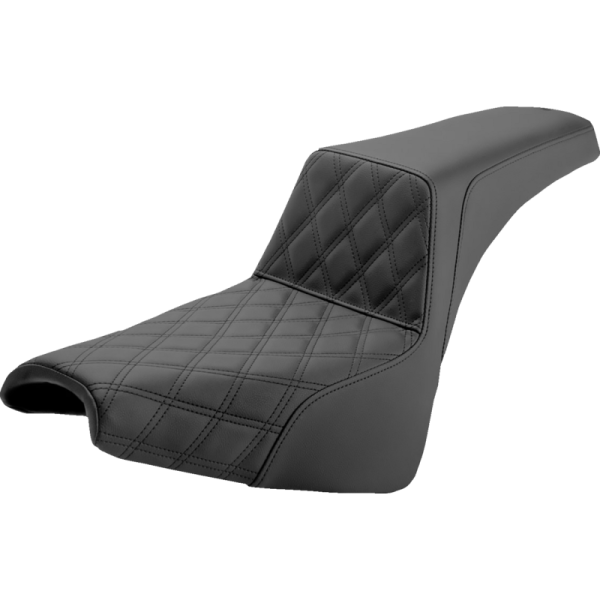(image for) Saddlemen Step-Up Seat - Black Front LS