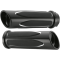 (image for) Comfort Deep Cut Grips - Black Anodized - 99-17 Twin Cam