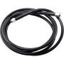 (image for) Black Vinyl-Coated Stainless Steel Brake Line 76"
