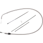 (image for) Quick Connect Upper Clutch Cable, Stainless, 49"