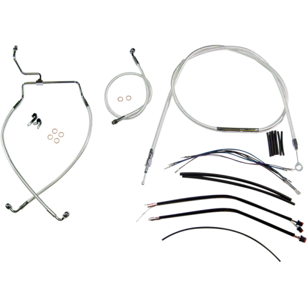 (image for) MAGNUM Sterling Chromite Handlebar Installation Kit (15"-17" Apes)