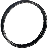 (image for) Excel A60 MX Rear Rim, Black with Silver Pinstripe, 18 x 2.15