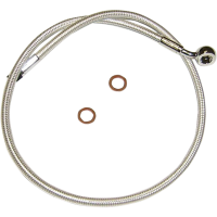 (image for) Universal Upper Front Brake Line 20" (Sterling Chromite)