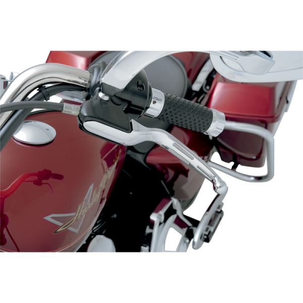 (image for) Drag Specialties Slotted Wide Blade Lever Set Chrome