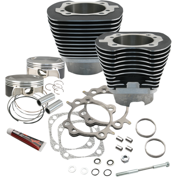 (image for) S&S CYCLE 117" Big Bore Kit Wrinkle Black