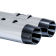 (image for) Vance & Hines Blackbird 450 Slip-On Mufflers - Chrome