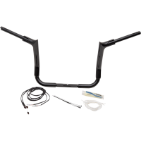 (image for) Fat Baggers Pointed Top EZ Install Handlebar 12" Gloss Black