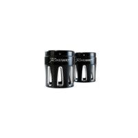 (image for) 4.5" MotoPro45 Black with Traditional Chrome End Caps