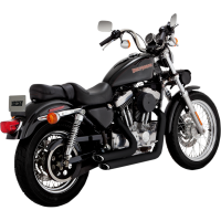(image for) Vance & Hines Shortshots Staggered Exhaust System Black