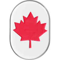 (image for) Antenna Cover Left Rear Polished Maple Leaf