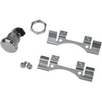 (image for) Push-Button Fuel Door Latch Kit Chrome