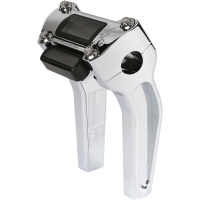 (image for) Thrashin Supply Pullback Riser Kit, Chrome, 6 1/2" w/ gauge cutout