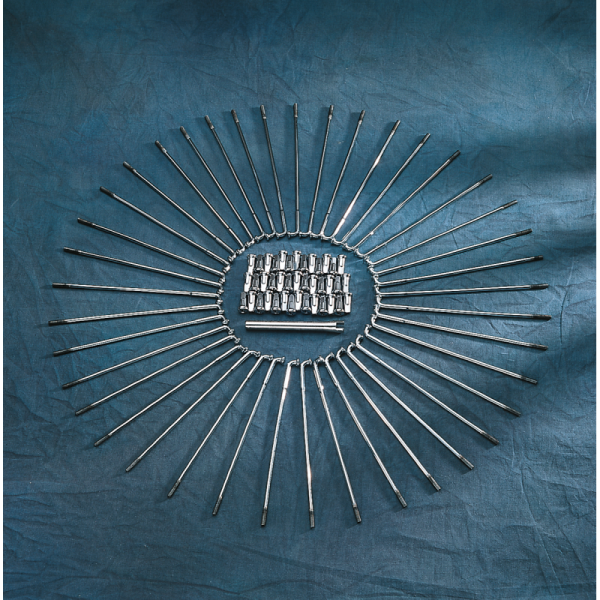 (image for) Drag Specialties Chrome 40-Spoke Set 16" x 6-3/4"