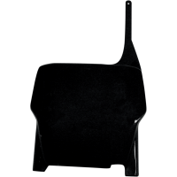 (image for) UFO Front Number Plate - Black