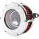 (image for) Feuling BA Air Cleaner Kit - Clear Outer Covers - Chrome finish w/ red filter