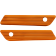 (image for) Arlen Ness 10-Gauge Saddlebag Hinge Cover - Orange