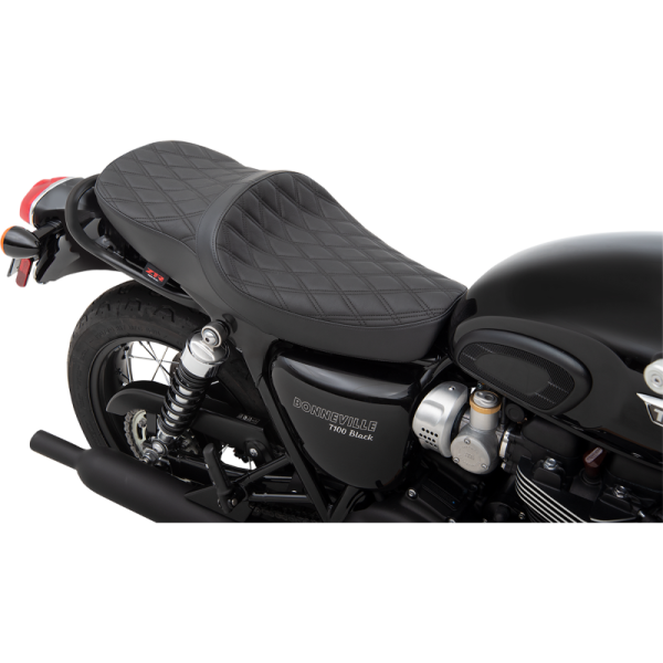 (image for) Low-Profile Touring Seat - Double diamond black