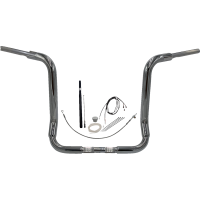 (image for) Fat Baggers Round Top EZ Install Handlebar 16" Chrome