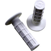 (image for) ODI Ruffian MX Single-Ply Grips - Full-Waffle - White