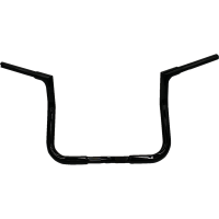 (image for) Reduced Reach Flat Top Handlebar Gloss Black 11 Inch