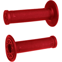 (image for) ODI Ruffian MX Single-Ply Grips - No-Waffle - Red