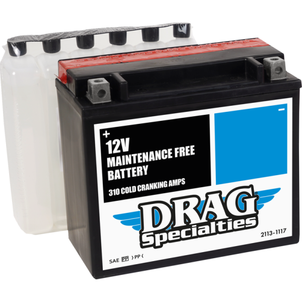 (image for) Drag Specialties MF AGM Battery - YTX20H-BS