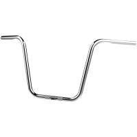 (image for) 14" Bobber Ape Hangers (Dimpled/Drilled) - Chrome