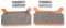 (image for) Semi-Sintered "V" Brake Pad 1721-1414