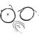 (image for) LA Choppers Midnight Braided Complete Kit for 18-24 Softail w/o ABS (18-20in.)