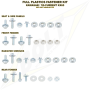 (image for) Body Work Fastener Kit - Kawasaki KX65 00-22