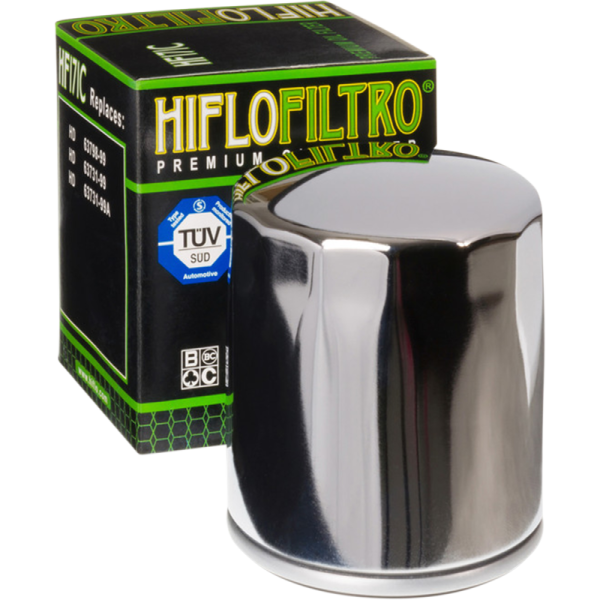 (image for) HIFLOFILTRO Oil Filter, Chrome